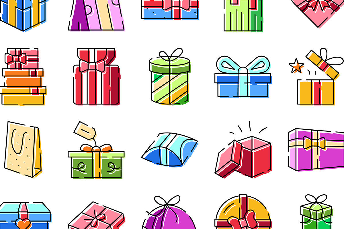 Colorful gift boxes and presents for, an Object Graphic by pikepicture (Photo 3 of 3)