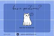 Blue Bliss - Back to school Stickers, an Education Illustration by Epiphanic Addie (Thumbnail 4 of 4)
