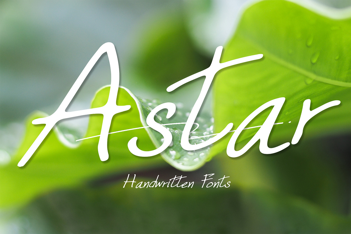 Astar Handwritten Fonts
