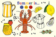 Summer is.., an Object Illustration by Olillia (Thumbnail 4 of 5)