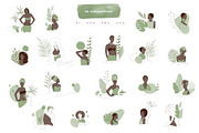 Beauty of Africa female body outline, an Illustration by brialinas (Thumbnail 5 of 13)