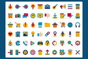 60 Website Vector Illustration, a Technology Illustration by Flat Icons (Thumbnail 7 of 7)