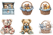 Boho Cute Animals Clipart, a Seasonal Illustration by Designking (Thumbnail 5 of 5)