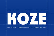 Bolmark – Retro Bauhaus Bold Sans, a Sans Serif Font by Typia Nesia (Thumbnail 6 of 12)