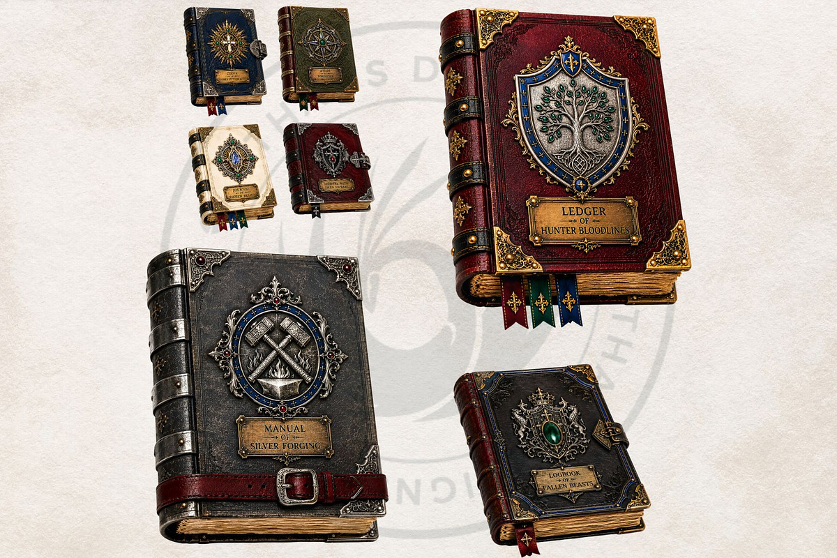 Monster Hunter Trophies PNG cliparts, a Decorative Illustration by ThatsDesignArt (Photo 6 of 11)