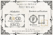 CASTLE STYLE vector graphic clip art, a Decorative Illustration by My Space Garden (Thumbnail 13 of 13)