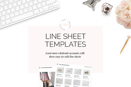 Line Sheet Templates, a Magazine Template by Creative Day