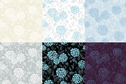 Hydrangea Pattern Collection, a Pattern Graphic by Note And Silence (Thumbnail 2 of 7)