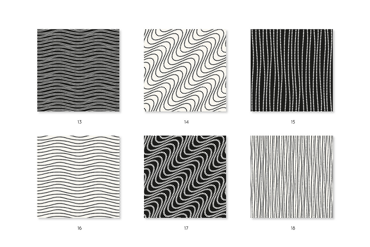 Curvy Seamless Pattern Collection, a Pattern Graphic by Curly_Pat (Photo 4 of 10)