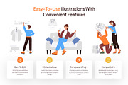 Shopping Vector Illustration Set, a Person Illustration by Vectors Market (Thumbnail 2 of 8)