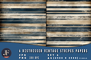 Distressed Vintage Stripes Papers 6, a Background Graphic by Joaquin Fernandez Studio (Thumbnail 2 of 4)