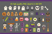 Halloween Night Graphic Set, a Pattern Graphic by Drafts n Doodles (Thumbnail 2 of 6)