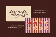 PINK CHAMPAGNE | CURLY SWIRLY FONT, a Handwritten Font by Maria Feliz Fonts (Thumbnail 6 of 10)