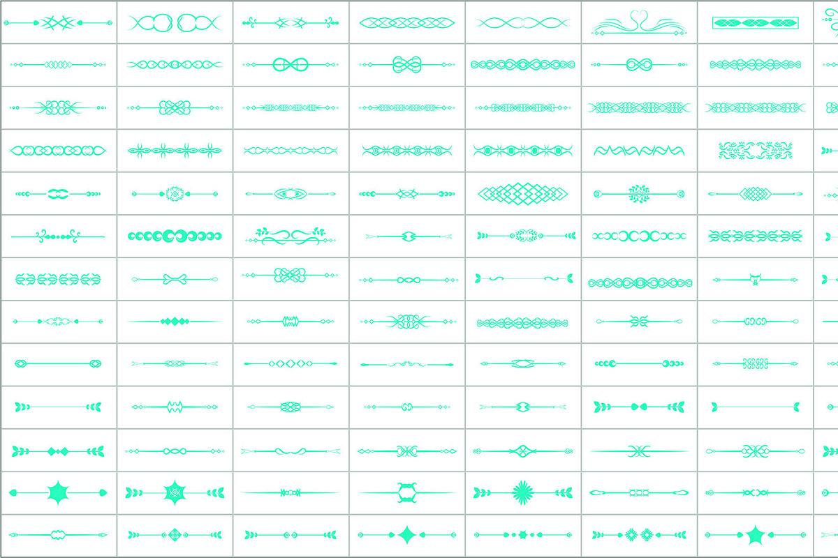 Geometric Lines Divider Designs, a Marketing Template by Photoshop Action (Photo 2 of 13)