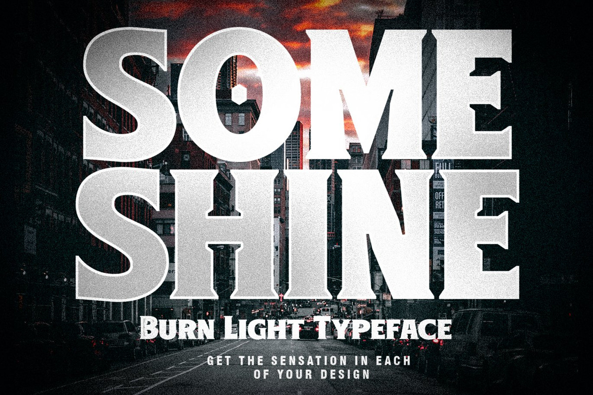 Burning Display Font, a Serif Font by Luna Shop (Photo 5 of 5)