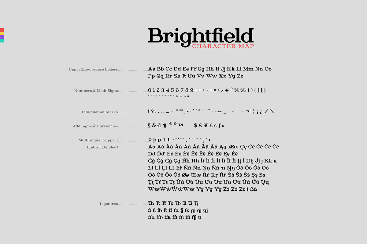 Brightfield Serif Font, a Serif Font by Cyritron (Photo 4 of 12)