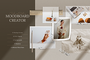 Calma Aesthetic Moodboard Creator, a Books & Magazine Mockup by Designspace (Thumbnail 1 of 11)