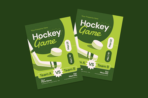 Hockey Game - Flyer preview 4