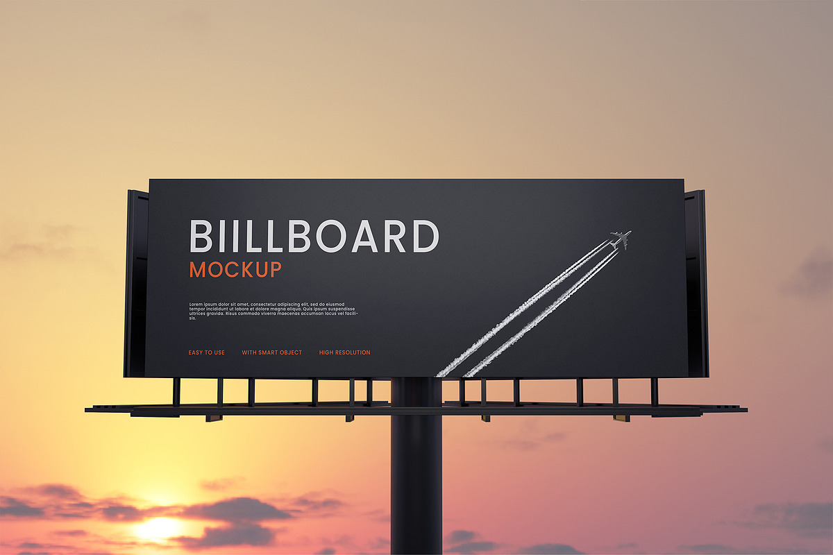Billboard Mockup, an Advertising Mockup by Farabion Studio (Photo 2 of 4)