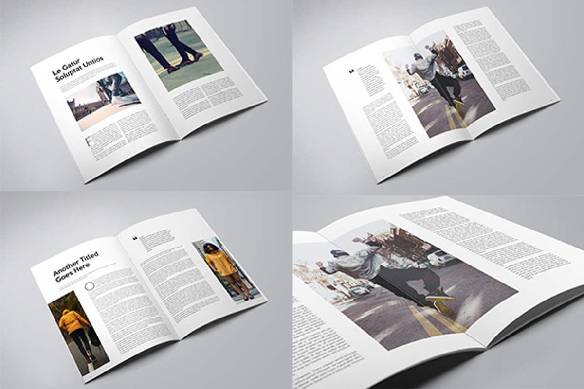 Clean & Elegant Magazine Template, a Magazine Template by Bookrak Graphic Design (Photo 4 of 9)