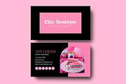 Black Pink Business Card Template, a Business Card Template by SunshineStudioBoutique (Thumbnail 8 of 10)