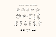 Coastal Cowgirl Illustrations, a Decorative Illustration by Kellie Lynn Media (Thumbnail 2 of 6)