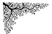 50 Tree Branch Corner Silhouette, a Decorative Illustration by Amazin_art (Thumbnail 17 of 27)