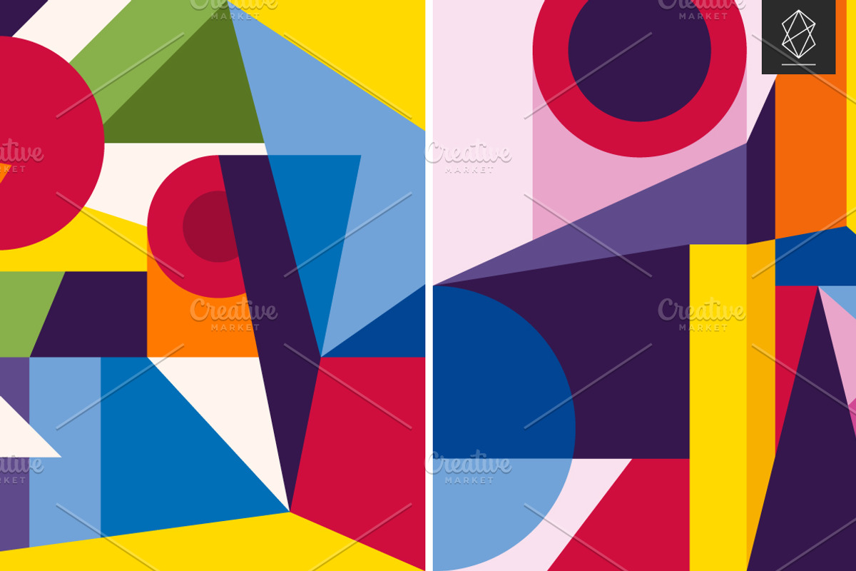 20 Abstract geometric backgrounds, a Pattern Graphic by Yury Velikanov (Photo 2 of 11)