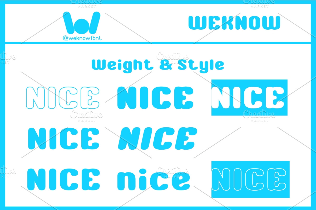 Nice font, a Font by weknow (Photo 6 of 8)