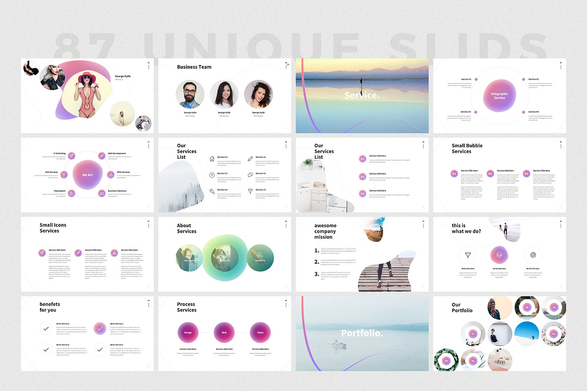 SHAPER powerpoint template, a Presentation Template by ShapeSlide
