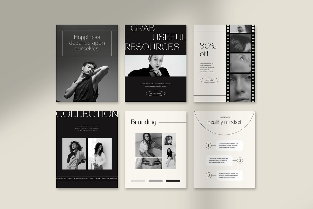 4-in-1 Instagram Bundle CANVA, a Templates & Theme by BoldNStudio (Photo 11 of 15)