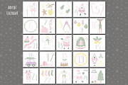 Funny Pastel Christmas Vector Art, a Seasonal Illustration by sceptical cactus (Thumbnail 9 of 14)
