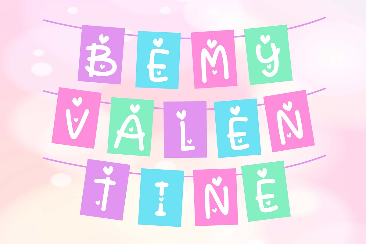 Mini Love Font, a Handwritten Font by KengGraphic (Photo 5 of 8)