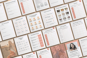 Happiness Workbook Canva Templates