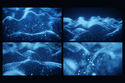 Particle Waves - 9 4K Loops, a Background Graphic by Photocreo Michal Bednarek (Thumbnail 4 of 6)