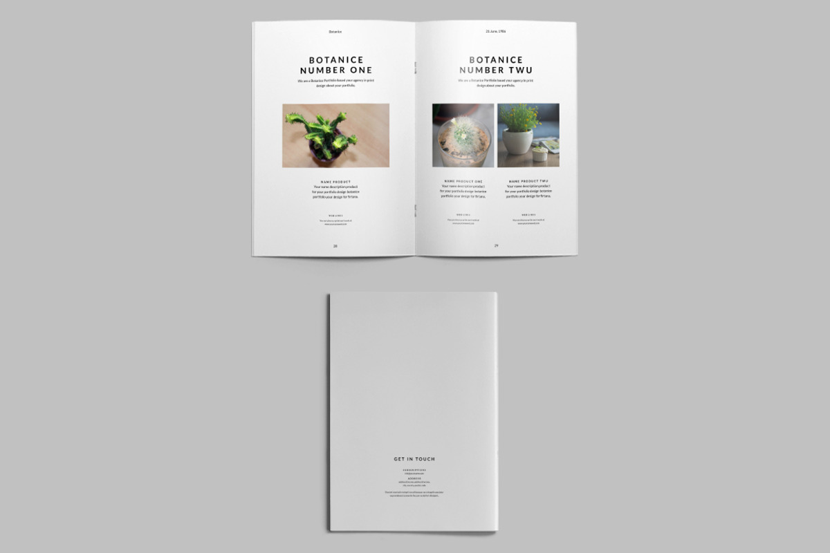 Botanice Portfolio, a Brochure Template by Firtana (Photo 9 of 14)