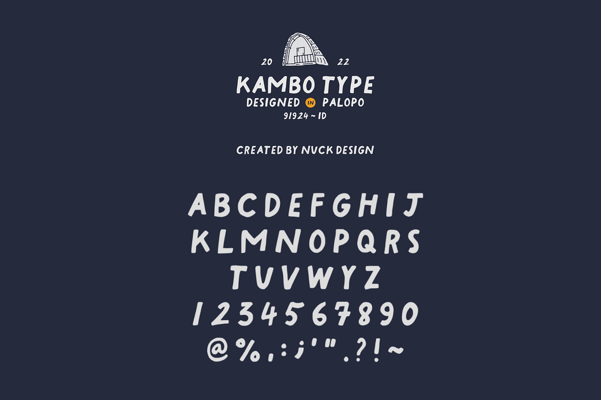 Kambo Type, a Font by nuckdesign