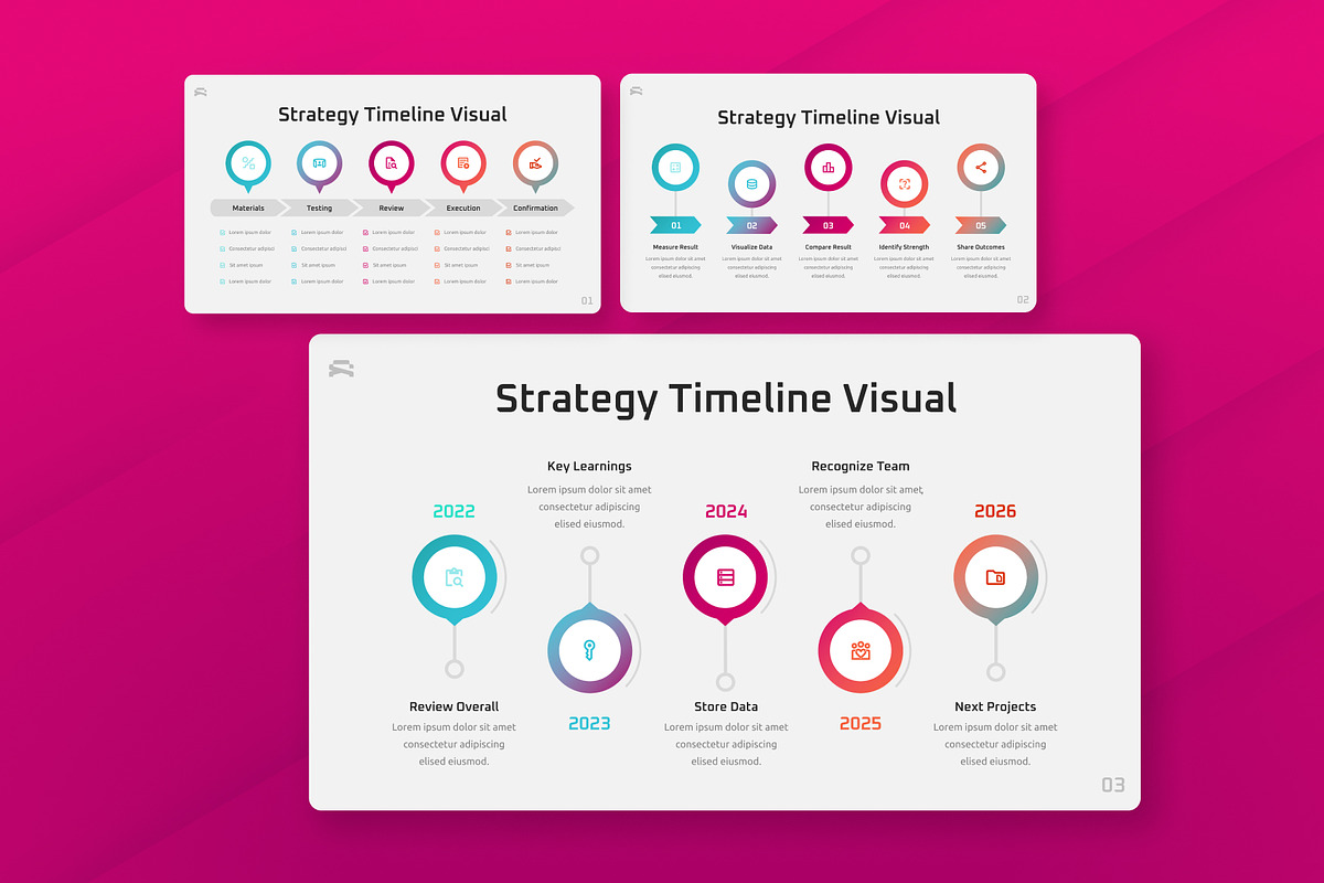 Strategy Timeline Visual, a Presentation Template by Antstheme (Photo 3 of 3)