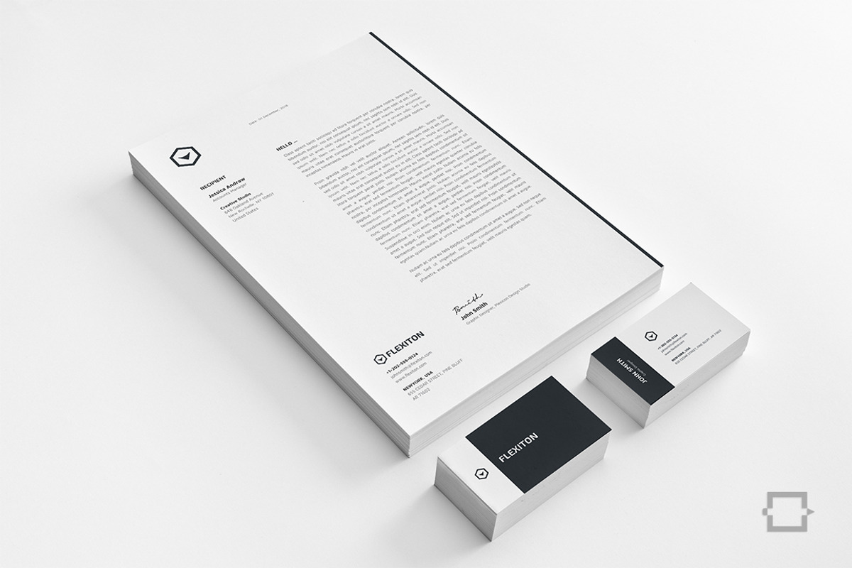 Brand Identity, a Stationery Template by DesignJanala (Photo 5 of 7)
