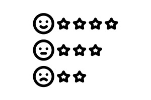 Evaluated best black icon, an Outline Icon by Creative priyanka