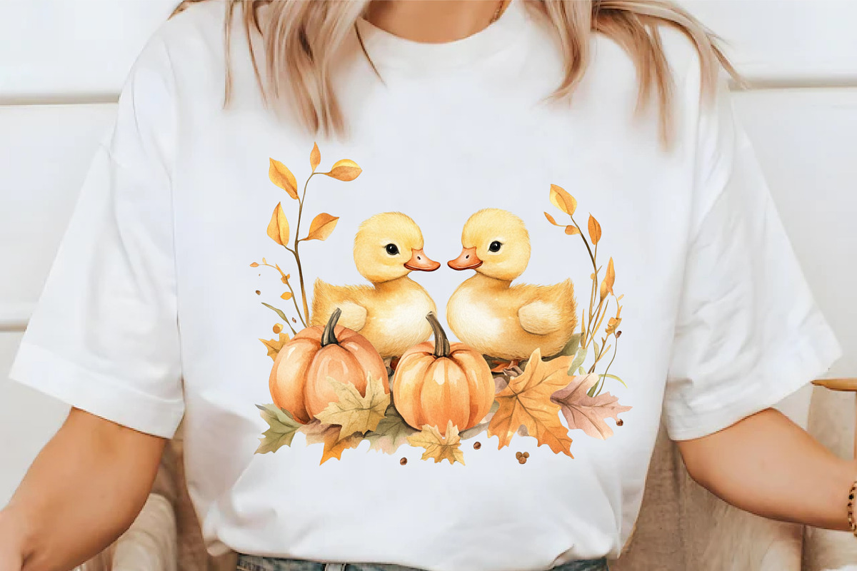 Watercolor Autumn Farm Clipart, an Illustration by Libby Wishes (Photo 3 of 6)