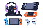 Video game consoles, joysticks set, a Technology Illustration by Good Studio (Thumbnail 3 of 4)