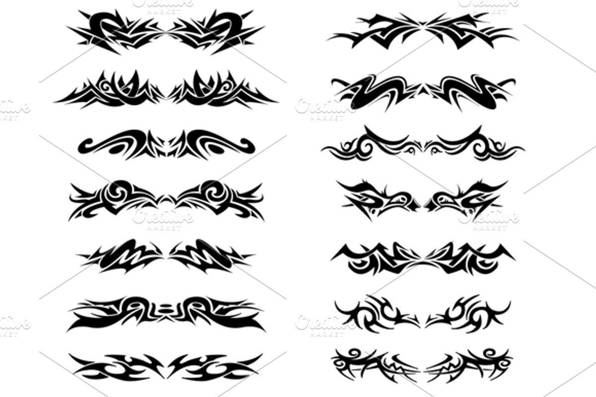 Tribal - Hand Drawn, a Decorative Illustration by BusOne (Photo 1 of 3)