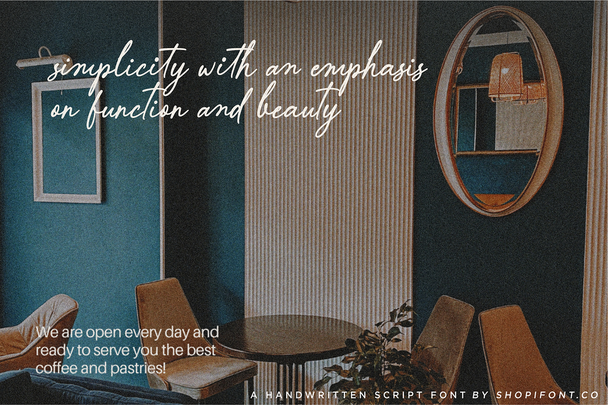 Railleu Mychelia, a Script Font by Shopifont.co (Photo 7 of 13)