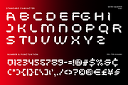 Matrix Squadron - Sci-Fi Font, a Sans Serif Font by Umitype (Thumbnail 14 of 14)