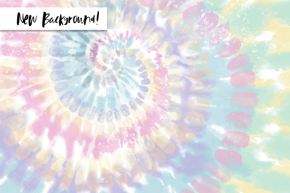 Sale: Pastel Tie-Dye Seamless Bundle, a Pattern Graphic by The Gypsy Goddess (Photo 10 of 48)