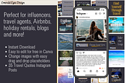 35 Canva Motivational Travel Quotes, a Social Media Template by Emerald Eyes Design (Thumbnail 2 of 3)