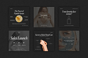 Grey Skin Care Instagram Templates, a Social Media Template by Xenié Creative (Thumbnail 4 of 10)