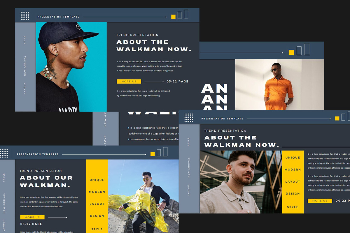 WALKMAN Powerpoint Template, a Presentation Template by GridlineType (Photo 2 of 9)