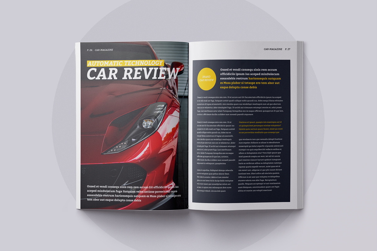 Car Magazine | Canva, a Magazine Template by ArtisticLand (Photo 7 of 9)